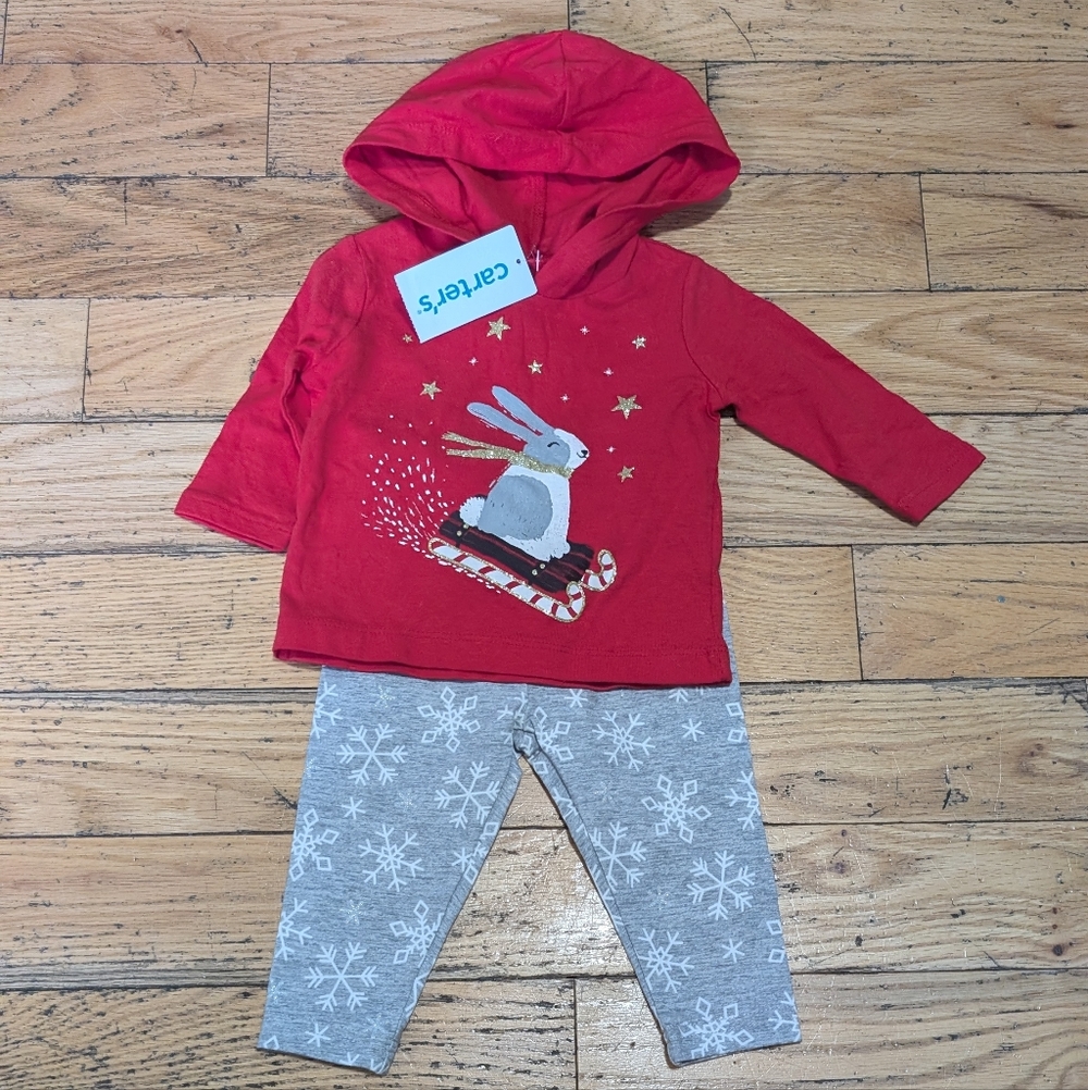 NEW Carter's Snowflake Winter Outfit Size 3M *Q20